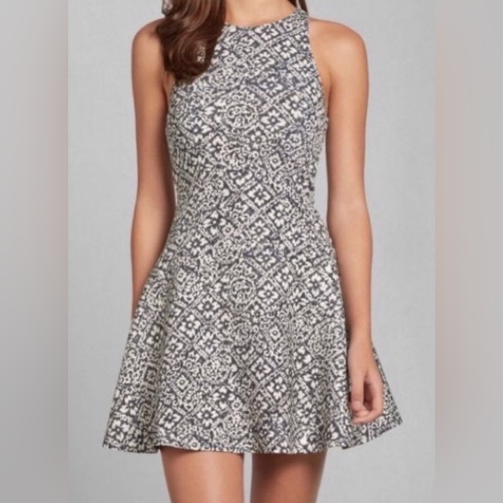 Abercrombie & Fitch Larisa Floral Fit and Flare Skater Dress Size S
